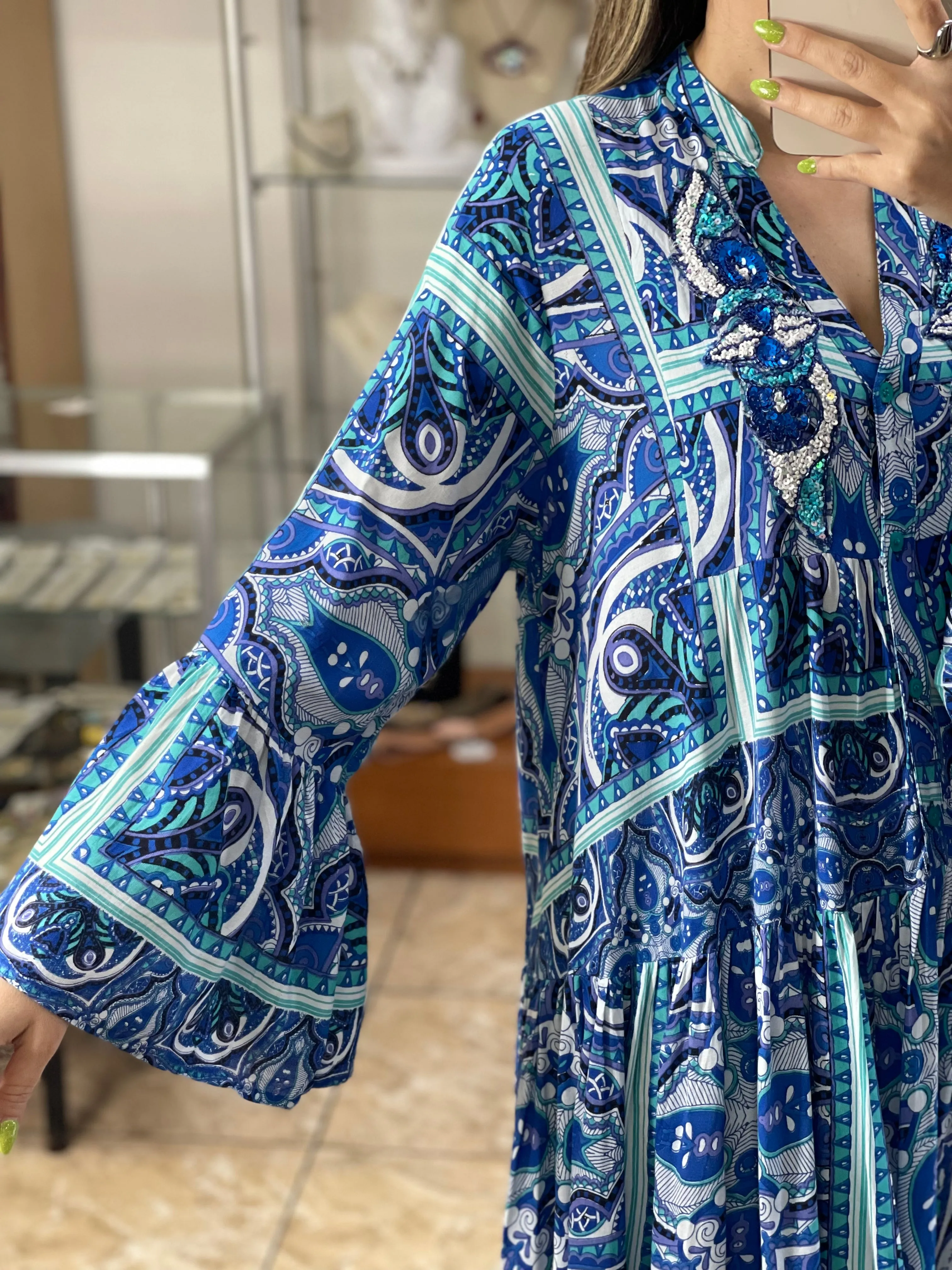 Maris OS Maxi Dress