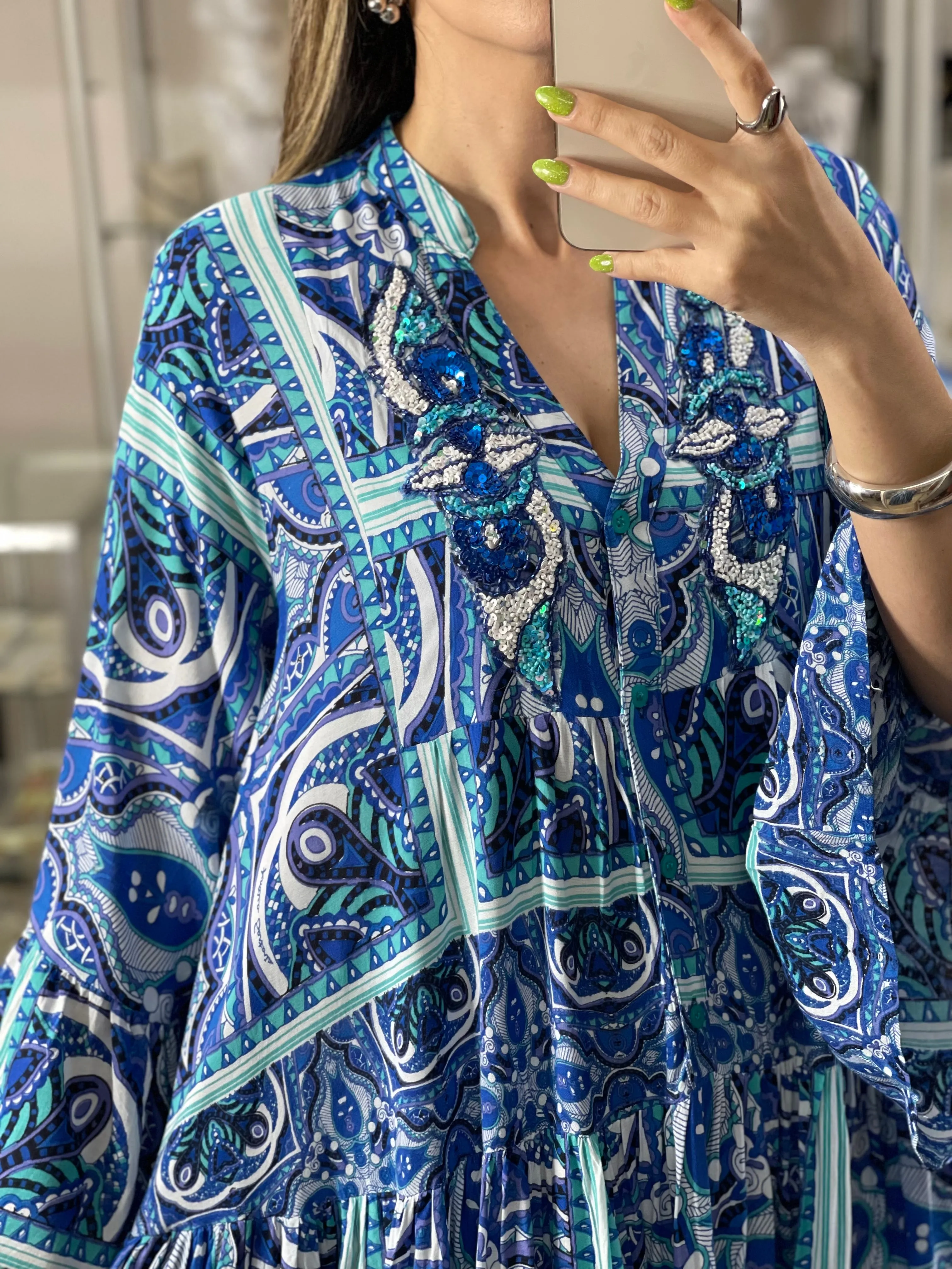 Maris OS Maxi Dress