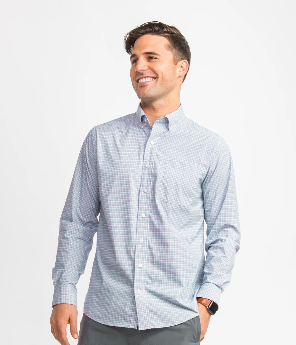 Men's Walton Check Long Sleeve Button Up Shirt