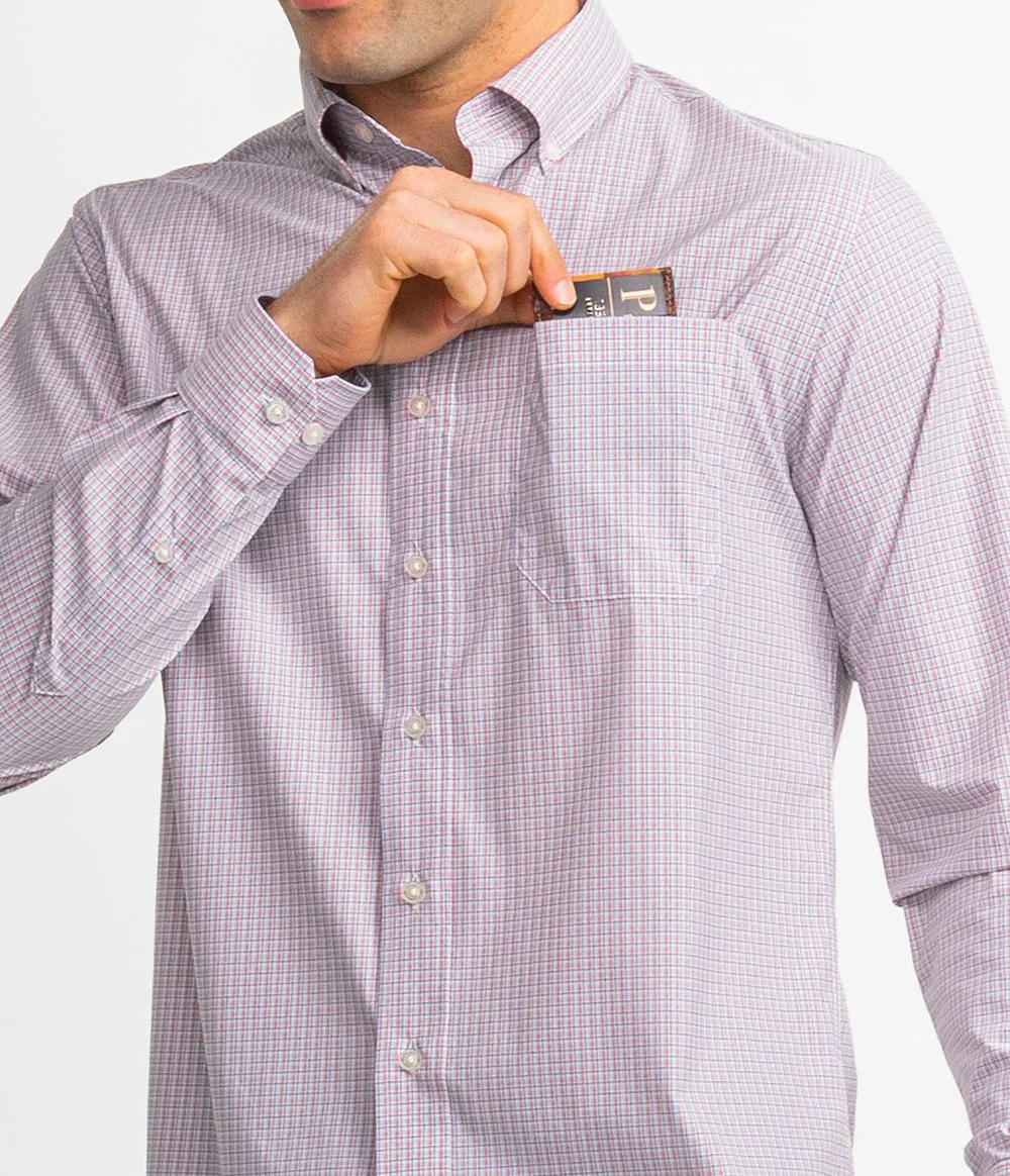 Men's Walton Check Long Sleeve Button Up Shirt