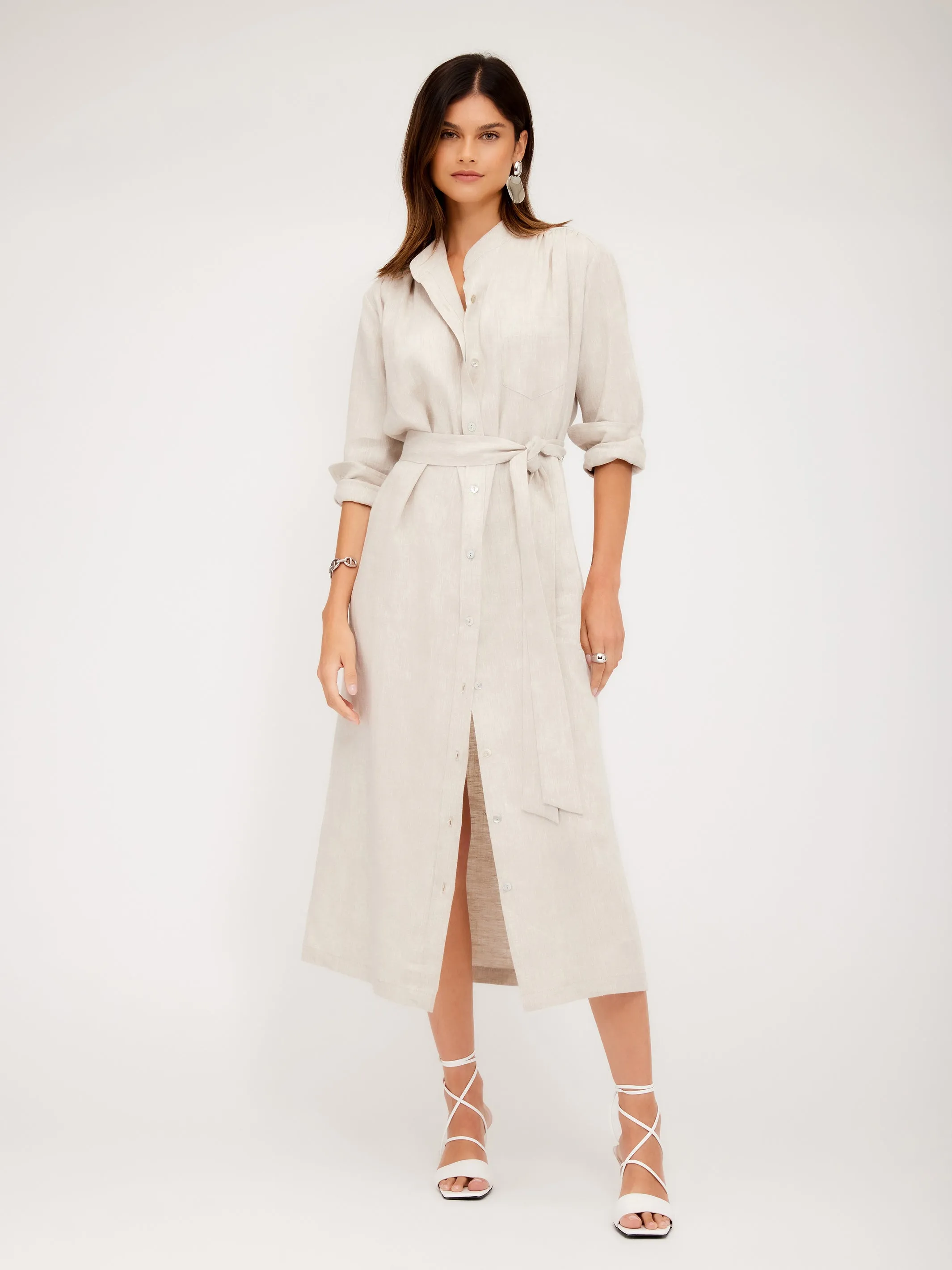 Midi Length Shirtdress