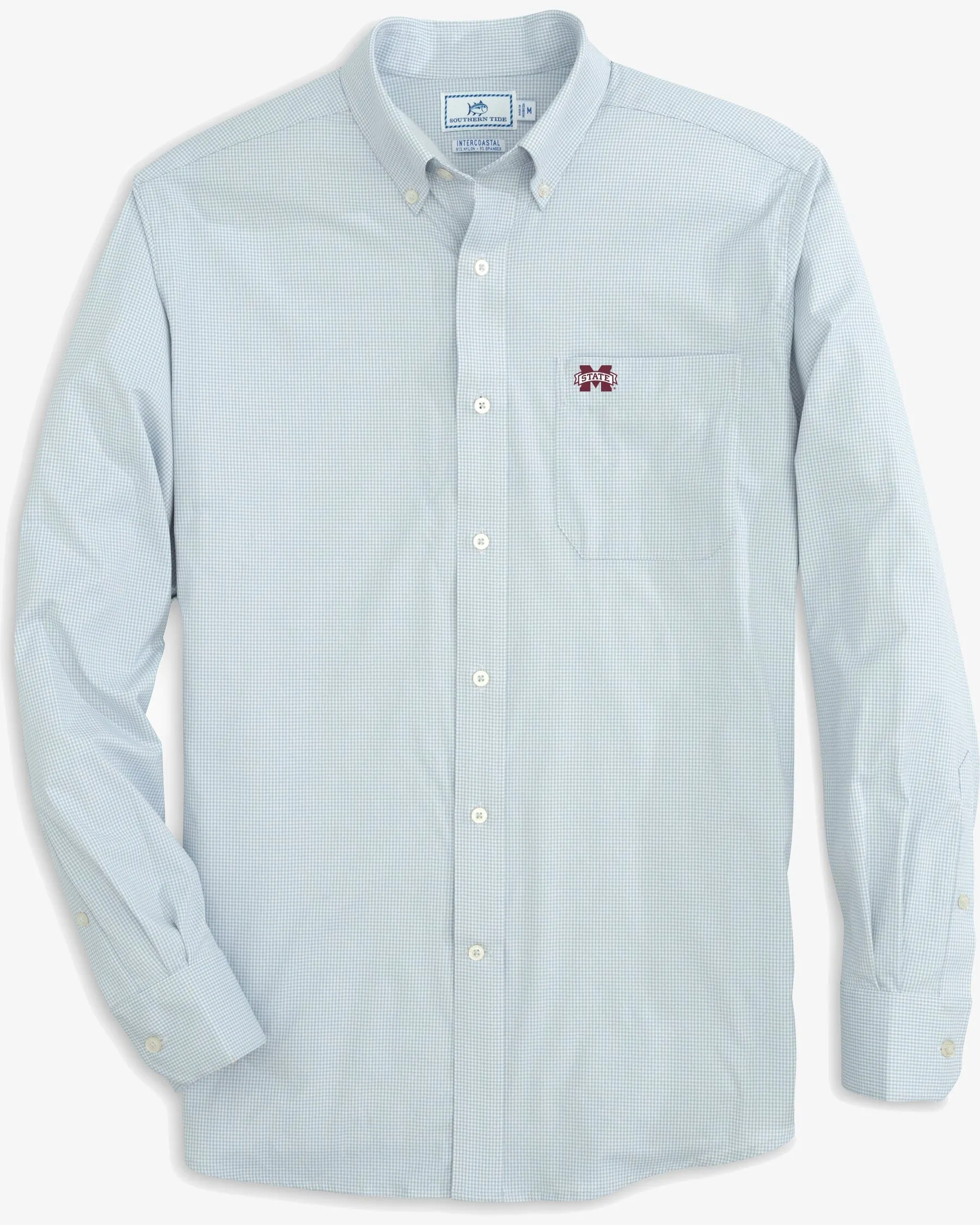 Mississippi State Bulldogs Gingham Button Down Shirt