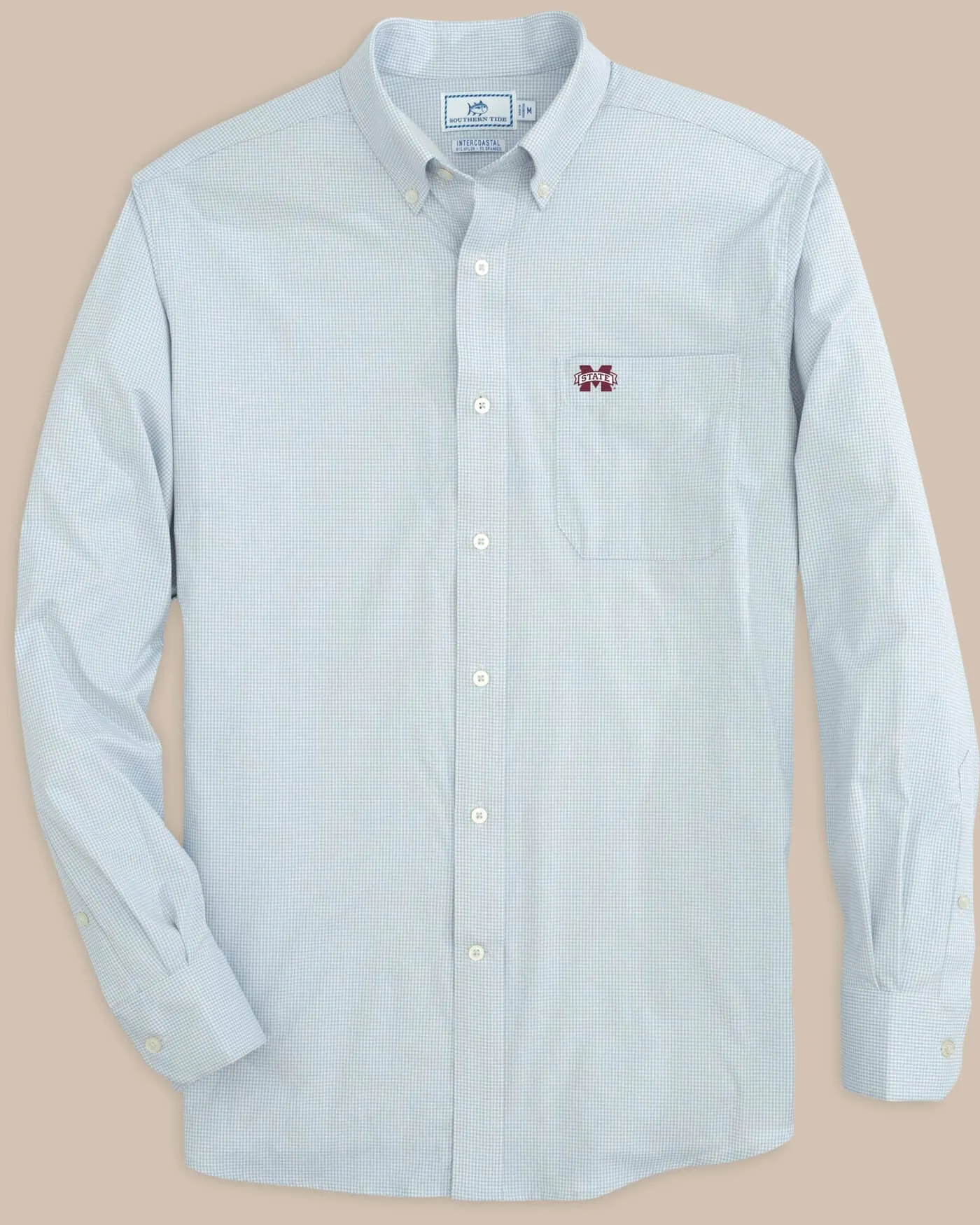 Mississippi State Bulldogs Gingham Button Down Shirt