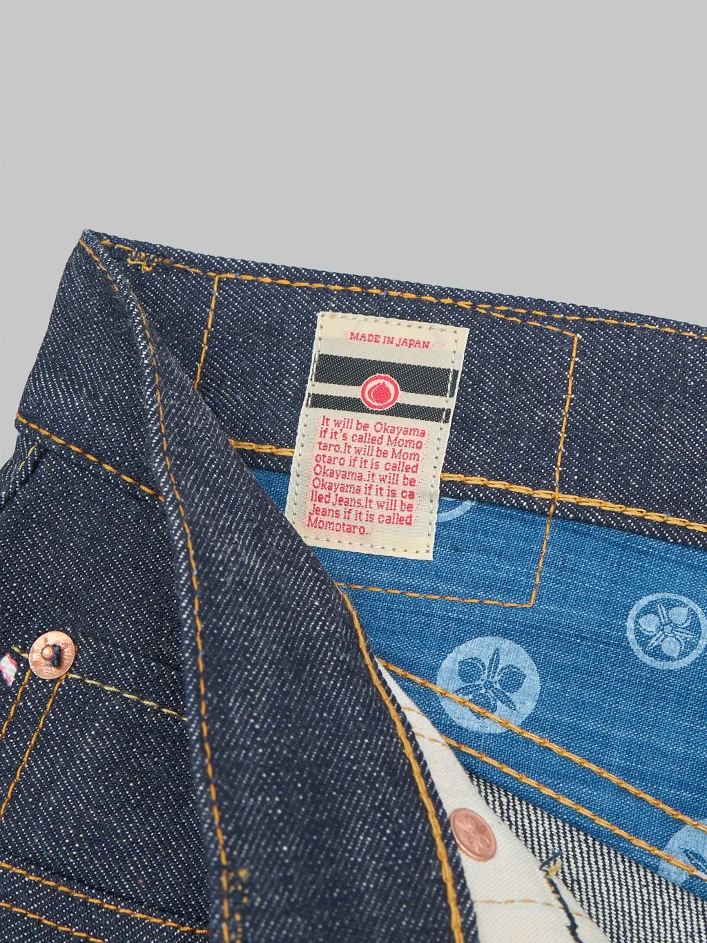 Momotaro 0306-40 14.7oz "Legacy Blue" Tight Tapered Jeans
