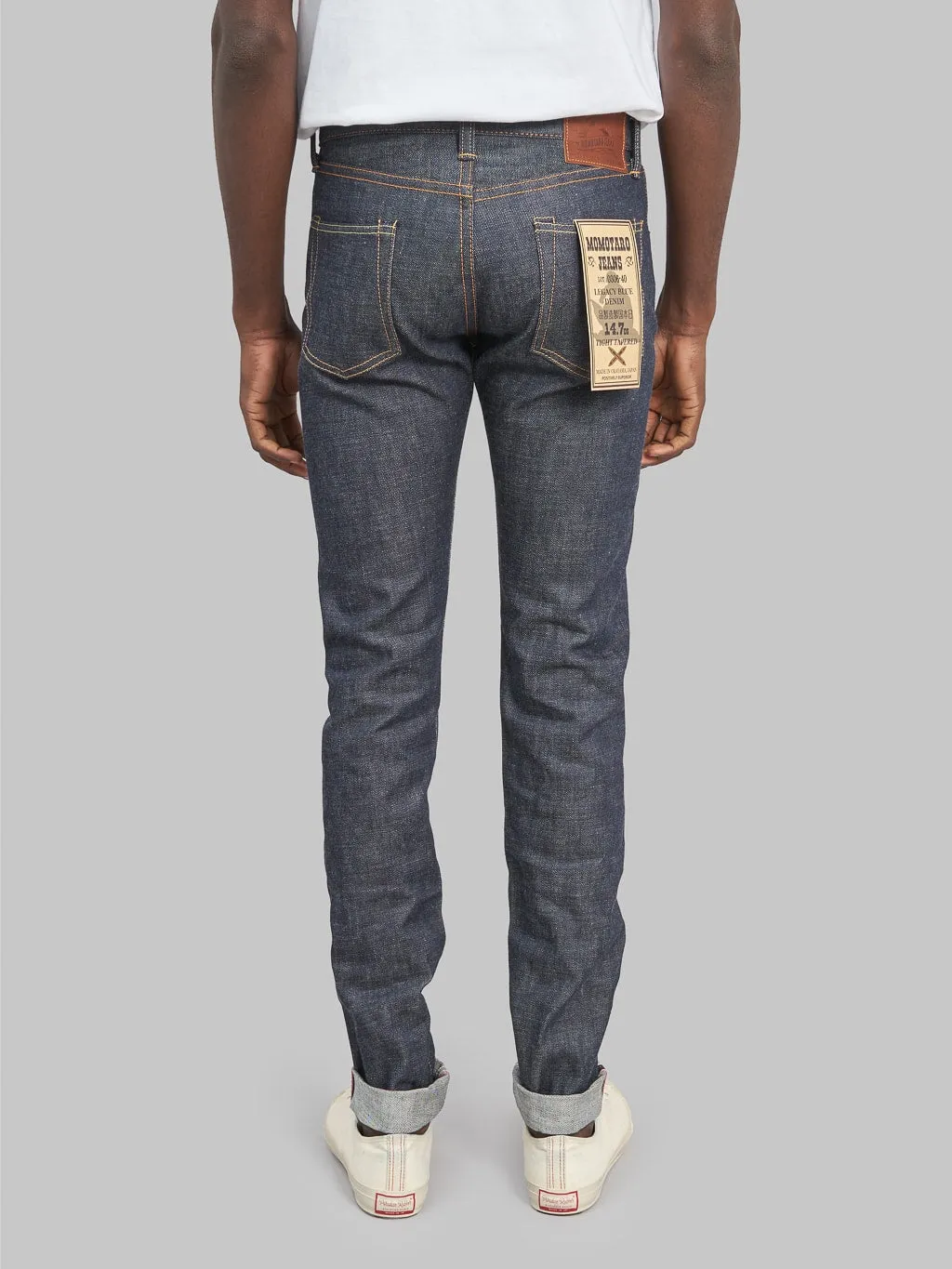 Momotaro 0306-40 14.7oz "Legacy Blue" Tight Tapered Jeans