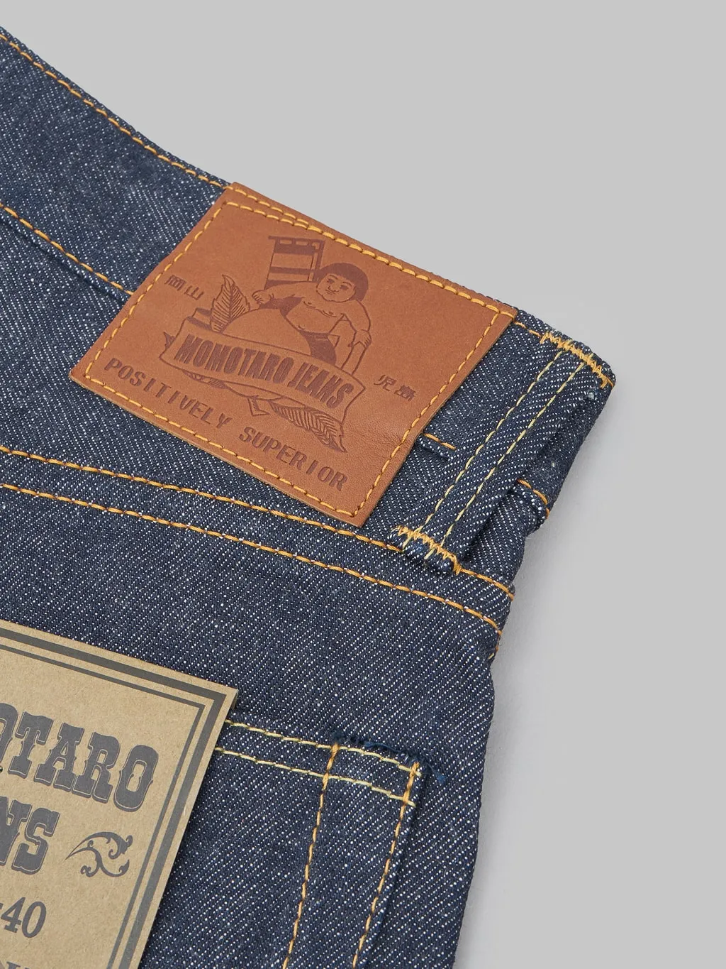 Momotaro 0306-40 14.7oz "Legacy Blue" Tight Tapered Jeans