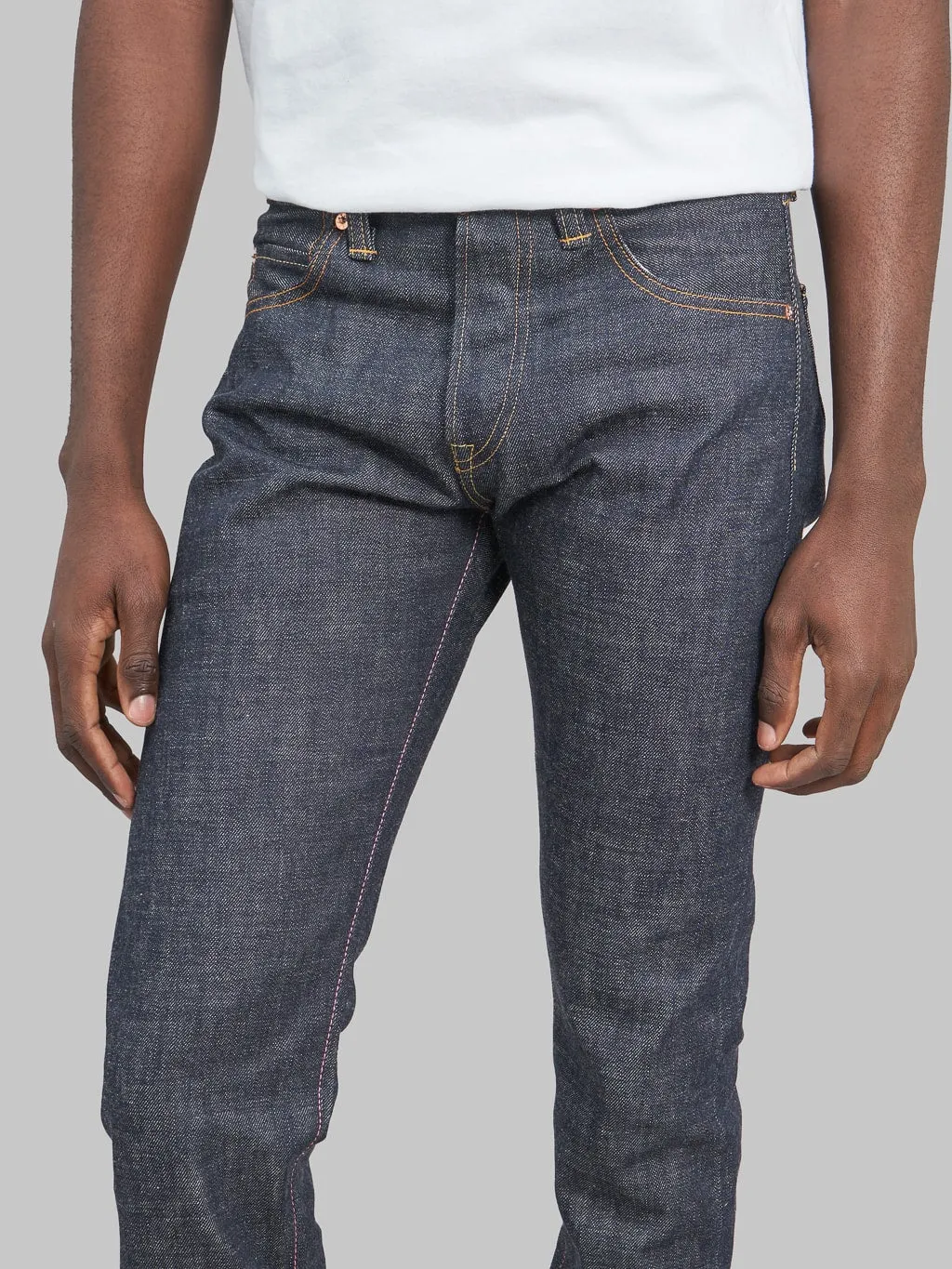 Momotaro 0306-40 14.7oz "Legacy Blue" Tight Tapered Jeans