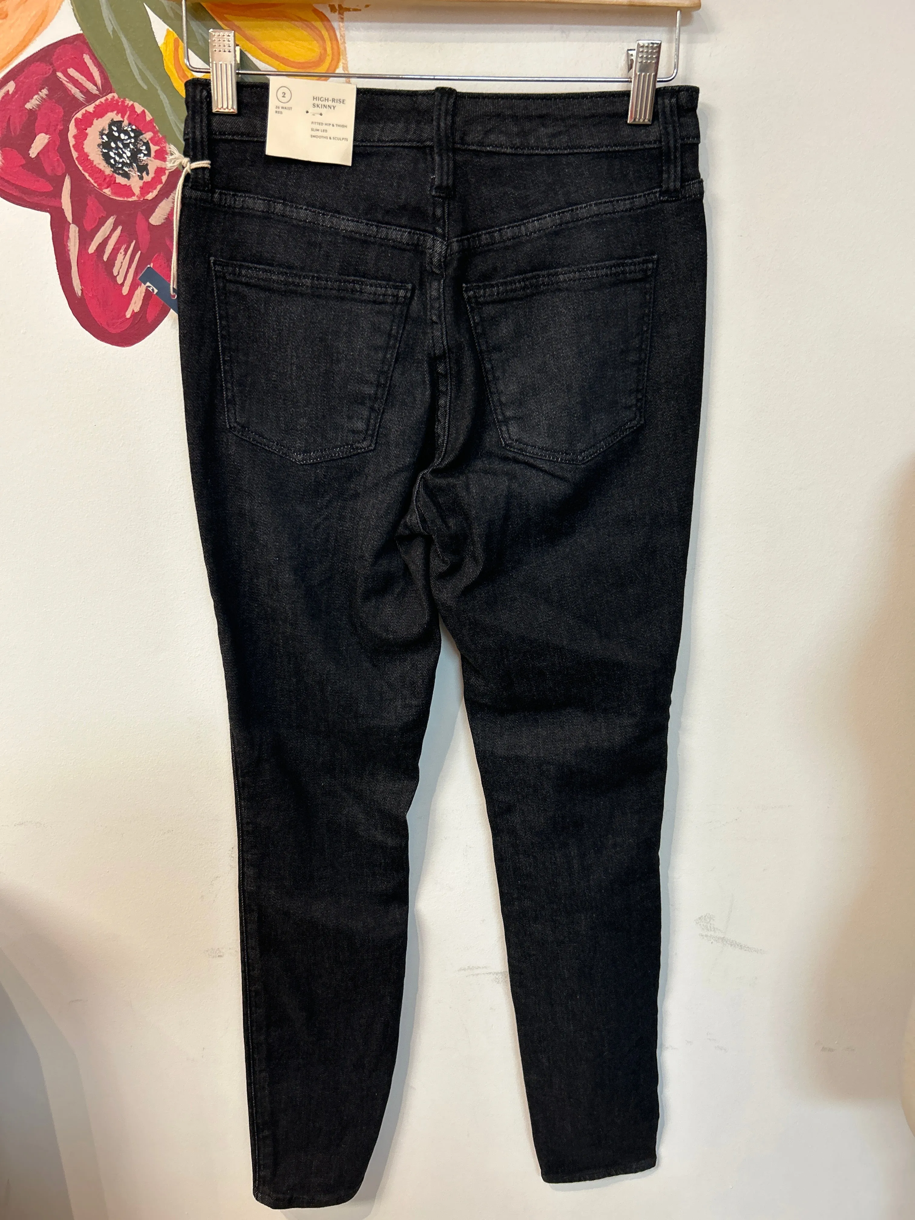 New Universal Thread Black High Rise Skinny Jeans, 2