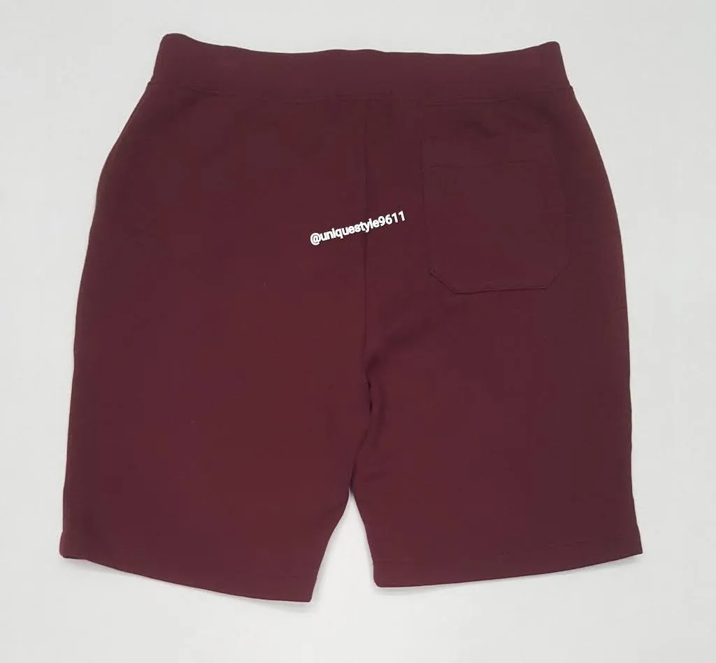 Nwt Polo Ralph Lauren Burgundy Prep Teddy Bear  Shorts