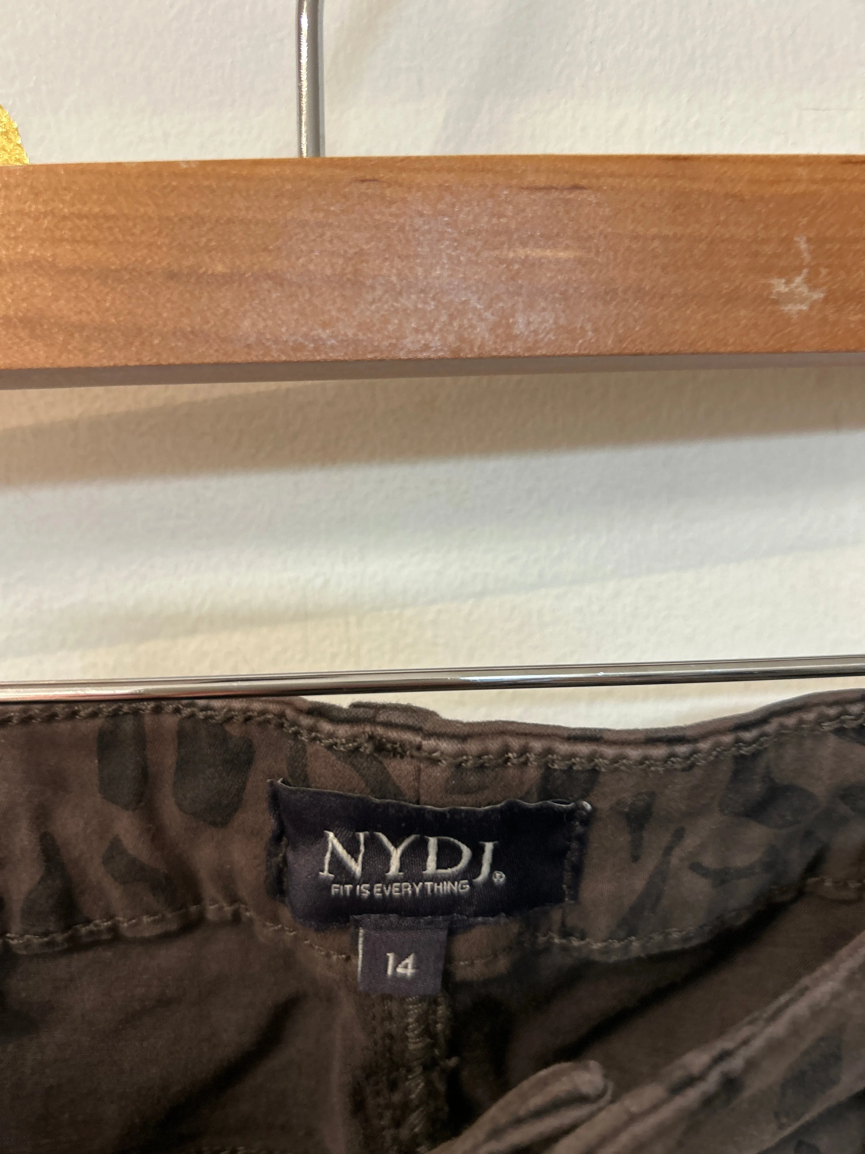 NYDJ Animal Print Ami Skinny Jeans, 14