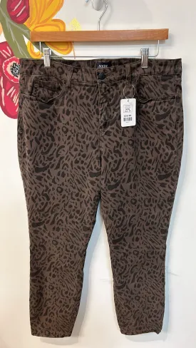 NYDJ Animal Print Ami Skinny Jeans, 14