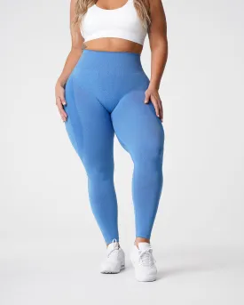 Ocean Blue Contour Seamless Leggings
