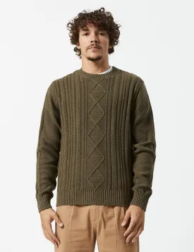 Oslo Cable Knit - Fatigue