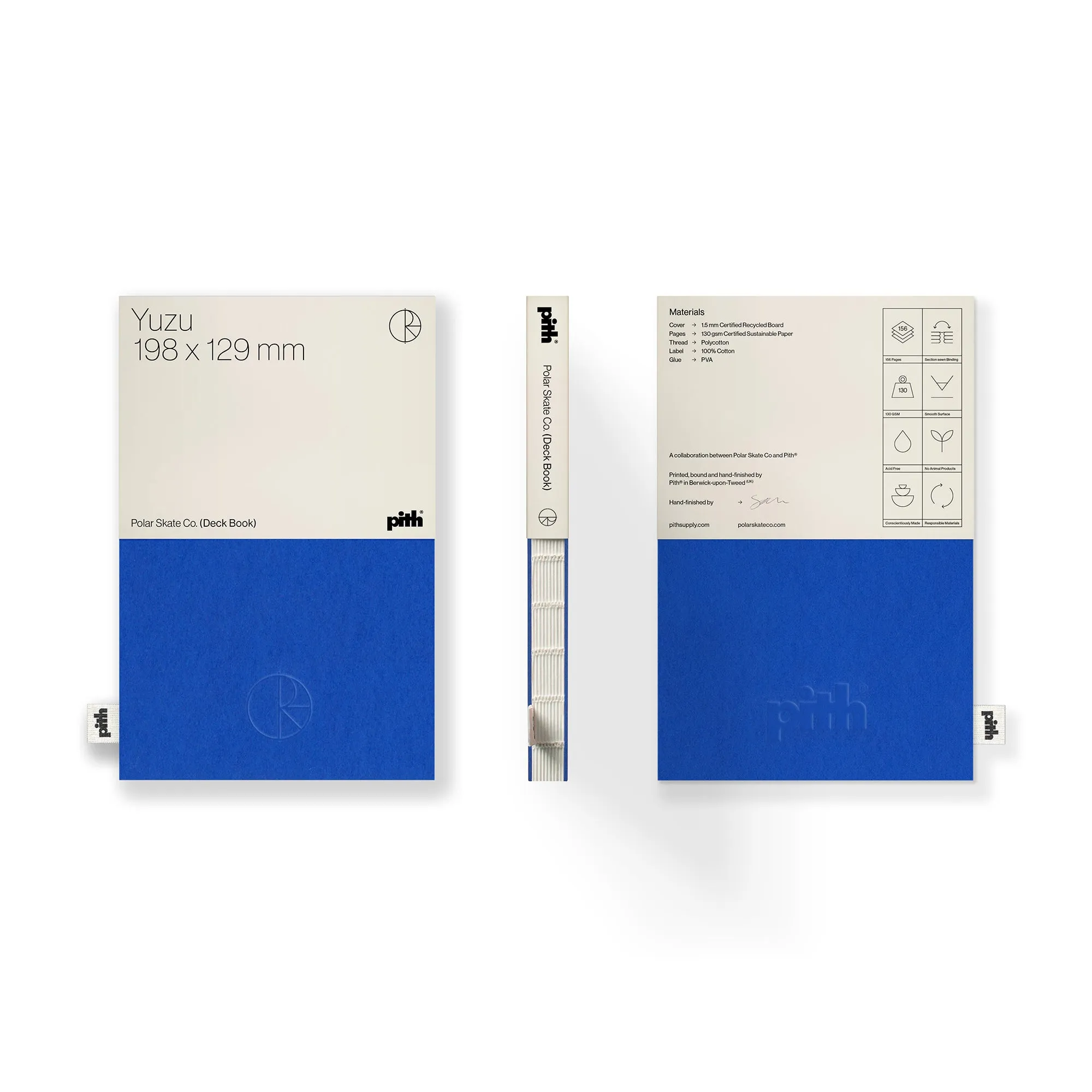 Pith® | Yuzu | Polar Skate Co. Deck Book - Blue