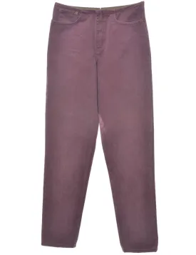 Plum Tapered Jeans - W28 L32