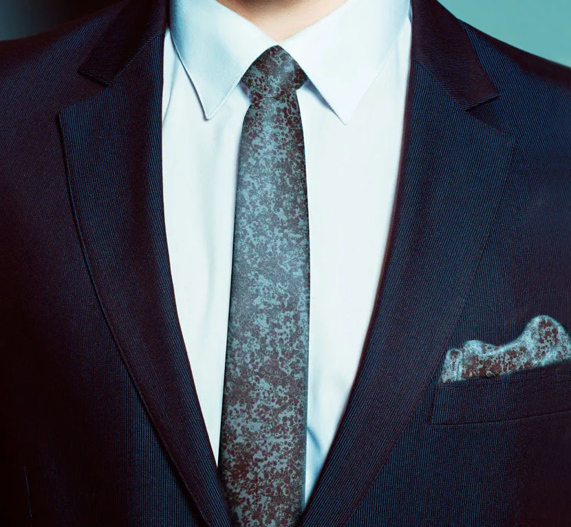 POCKET SQUARE - PETROL BLUE