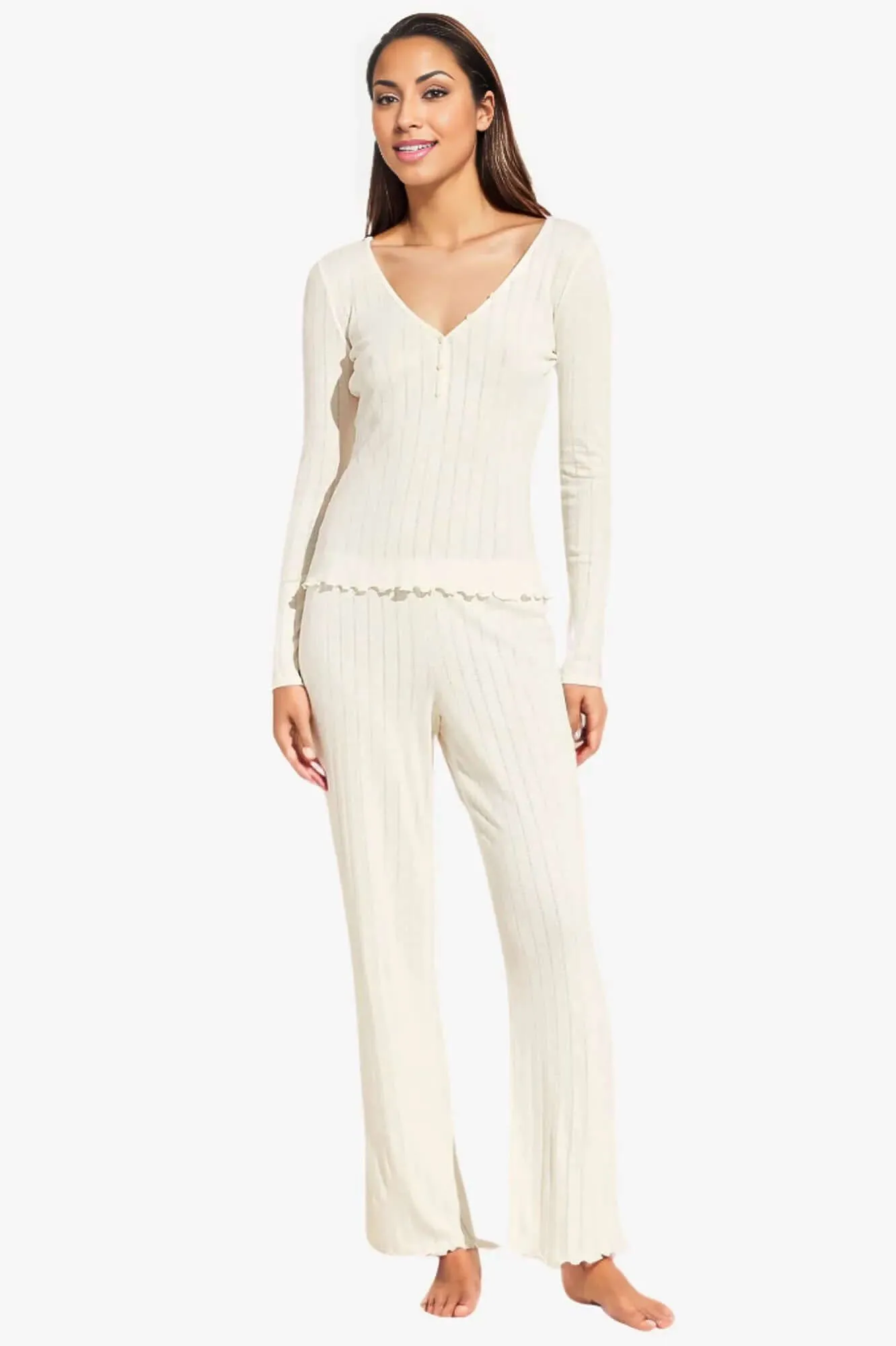 Pointelle Long PJ Set