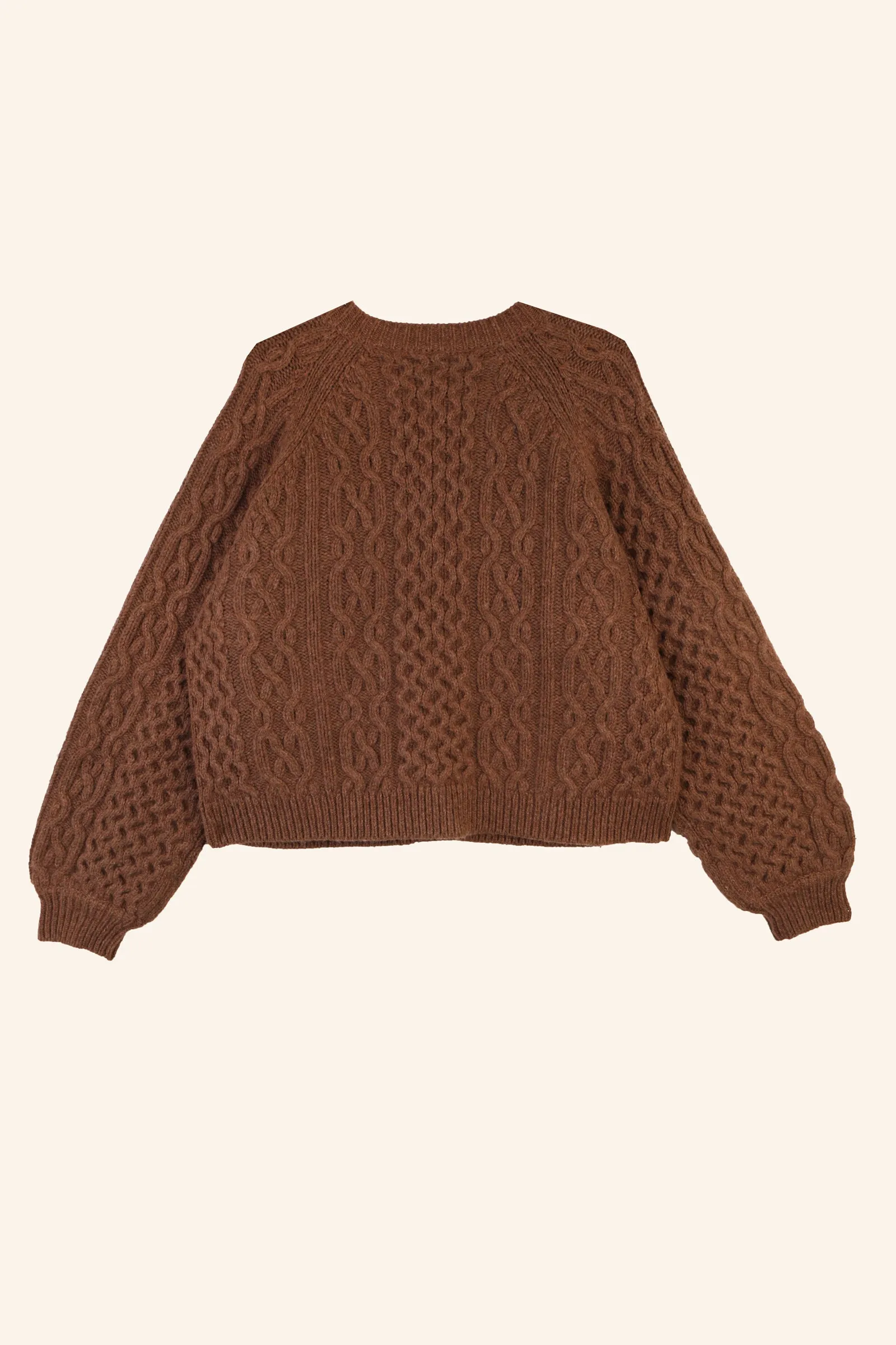 Quincy Cardigan Brown