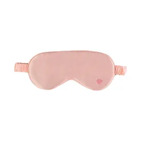 "Love Heart" Silk Sleep Eye Mask - Pink