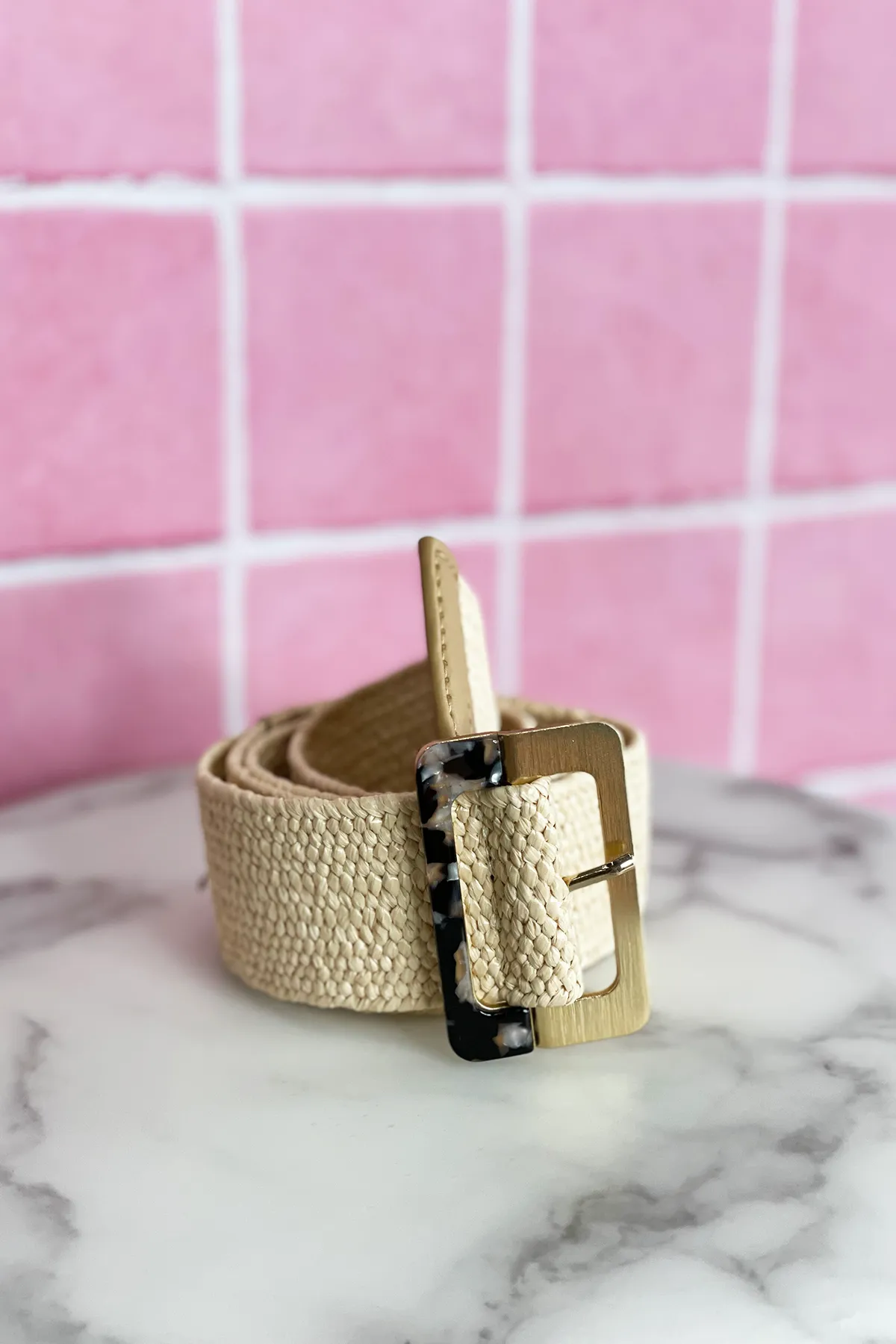 Reggie Belt in Cream