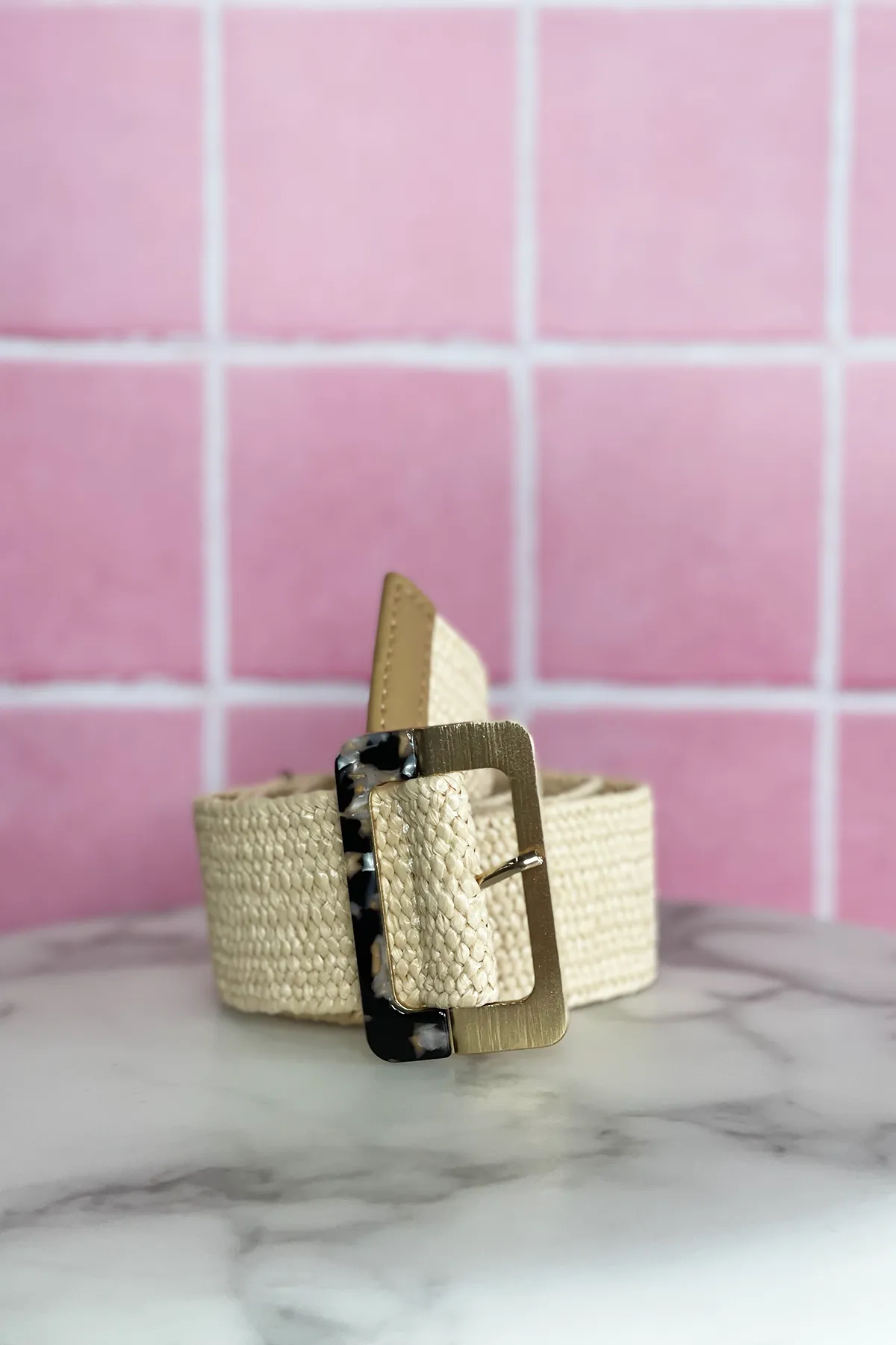 Reggie Belt in Cream