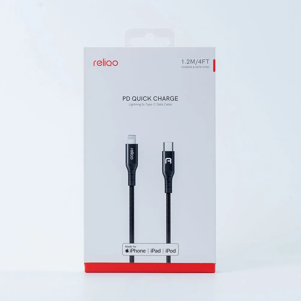 Reliqo MFI Type-C to Lightning Data cable 1.2m