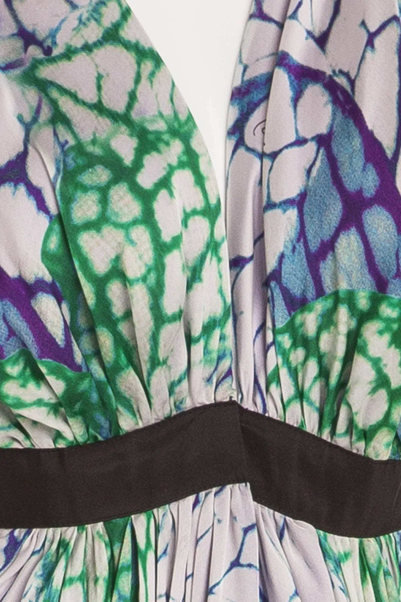 Roberto Cavalli - Purple and Aqua Halter Dress - IT 42