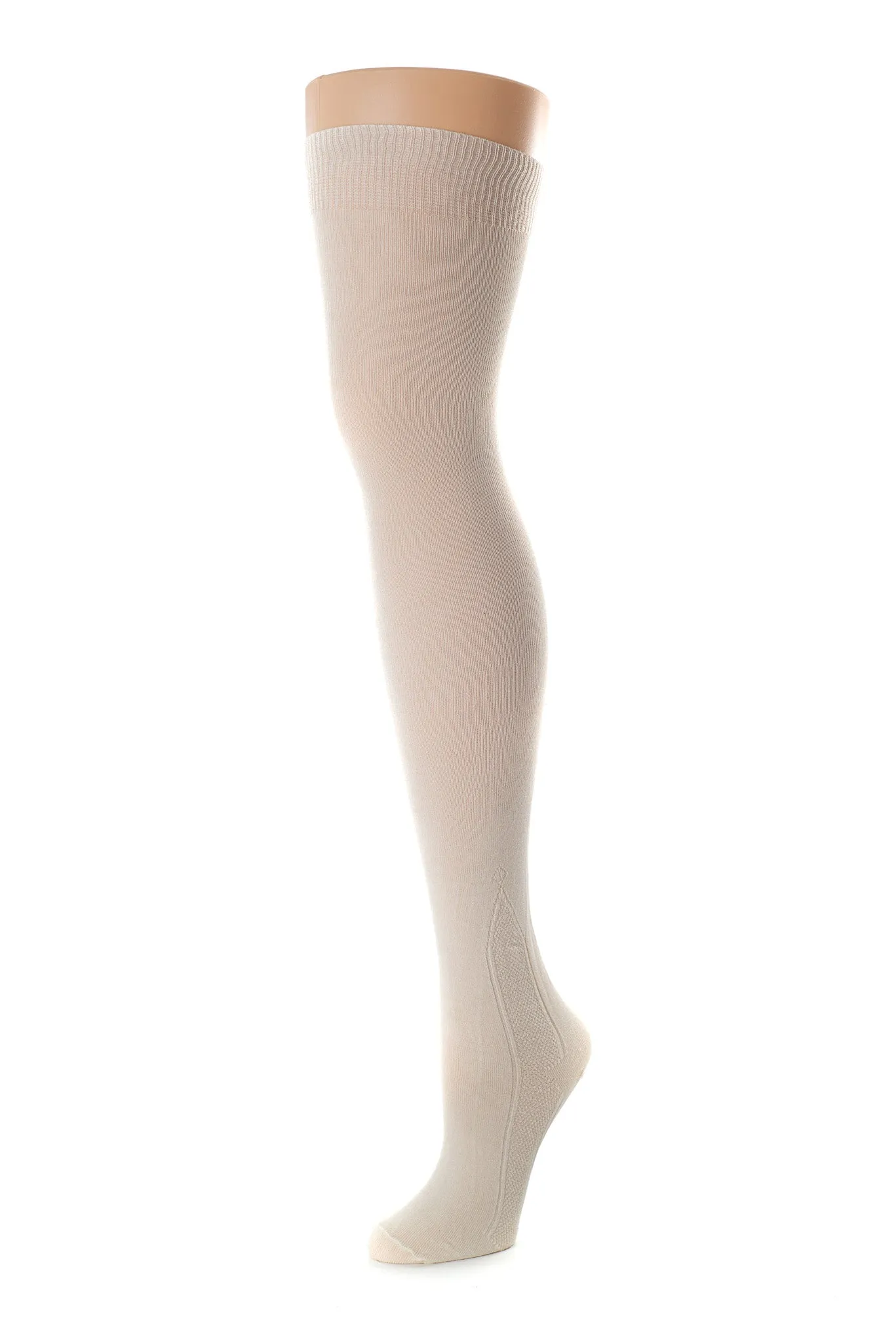 Seamed Clocked Silk Stockings