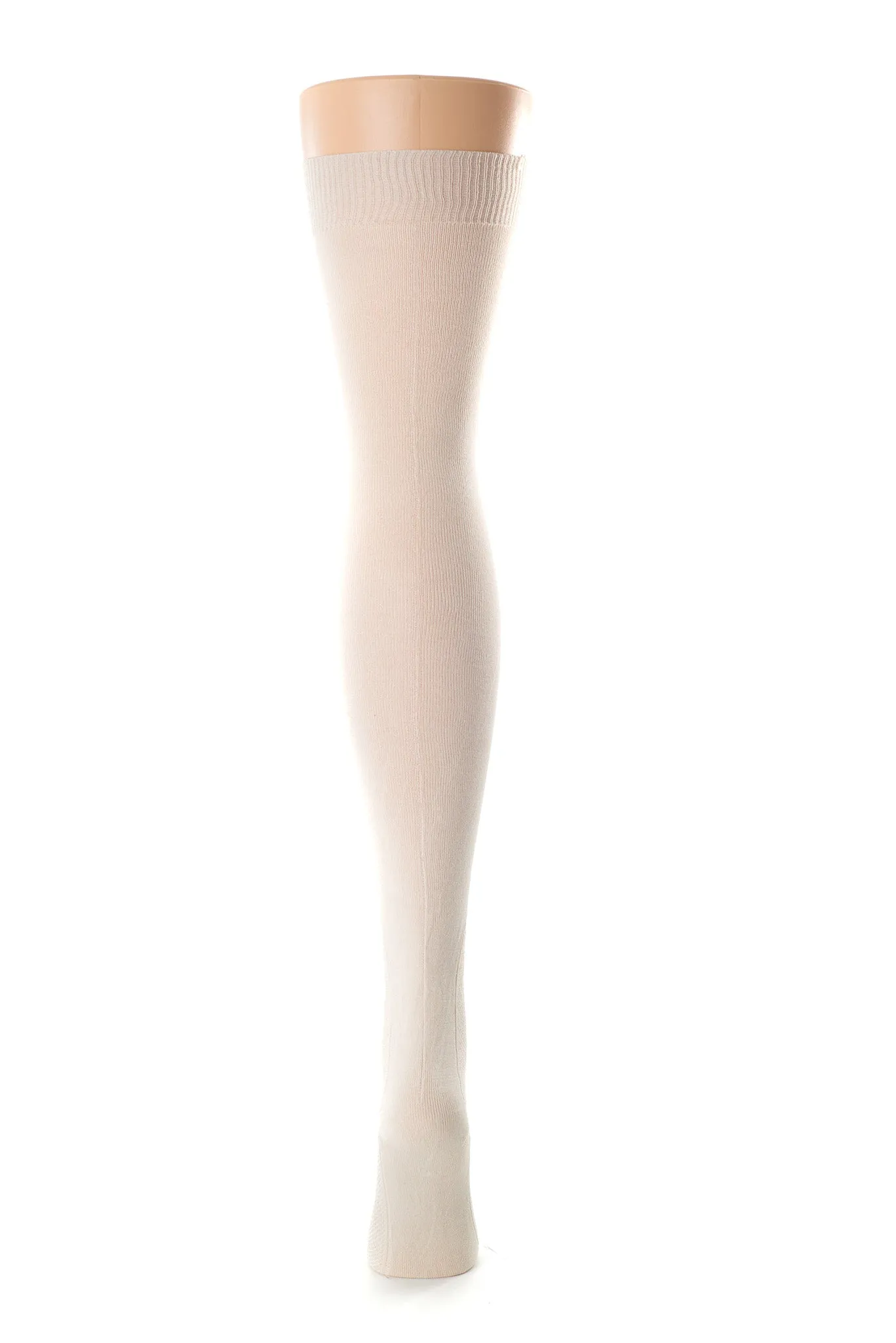 Seamed Clocked Silk Stockings