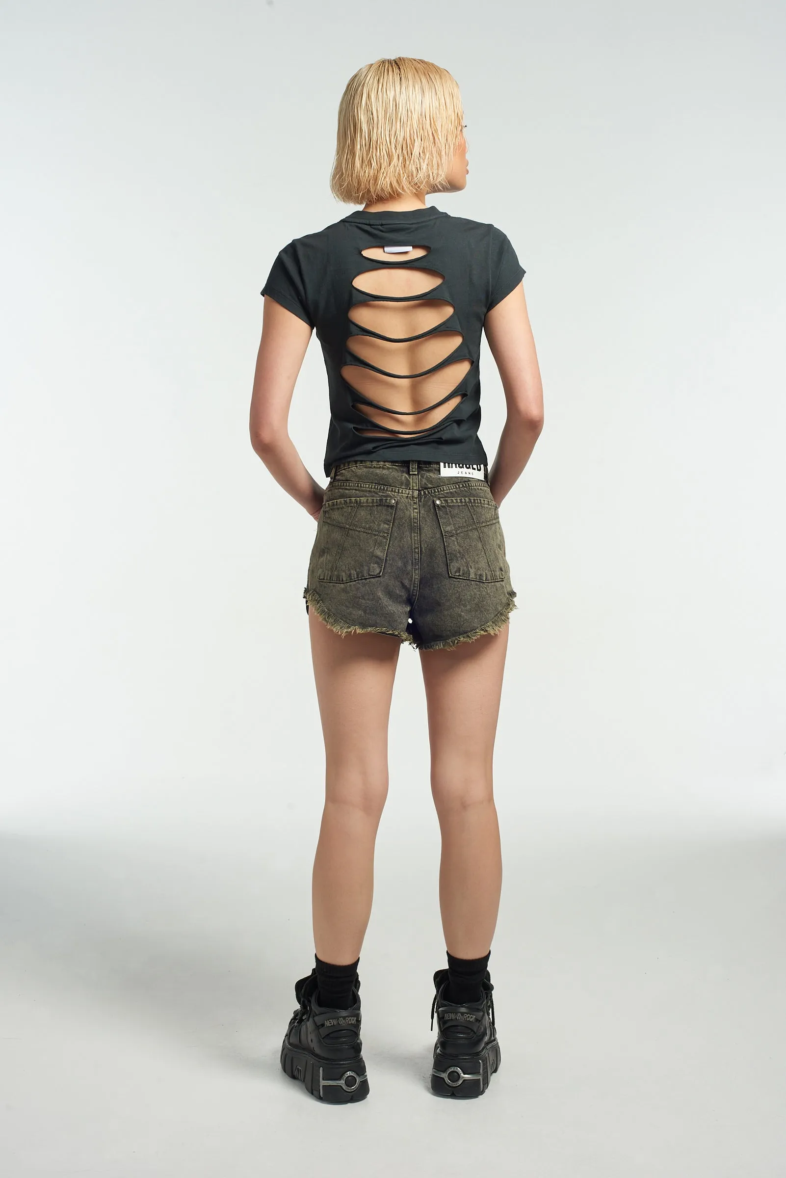 Serpent Sandwash Distressed Short