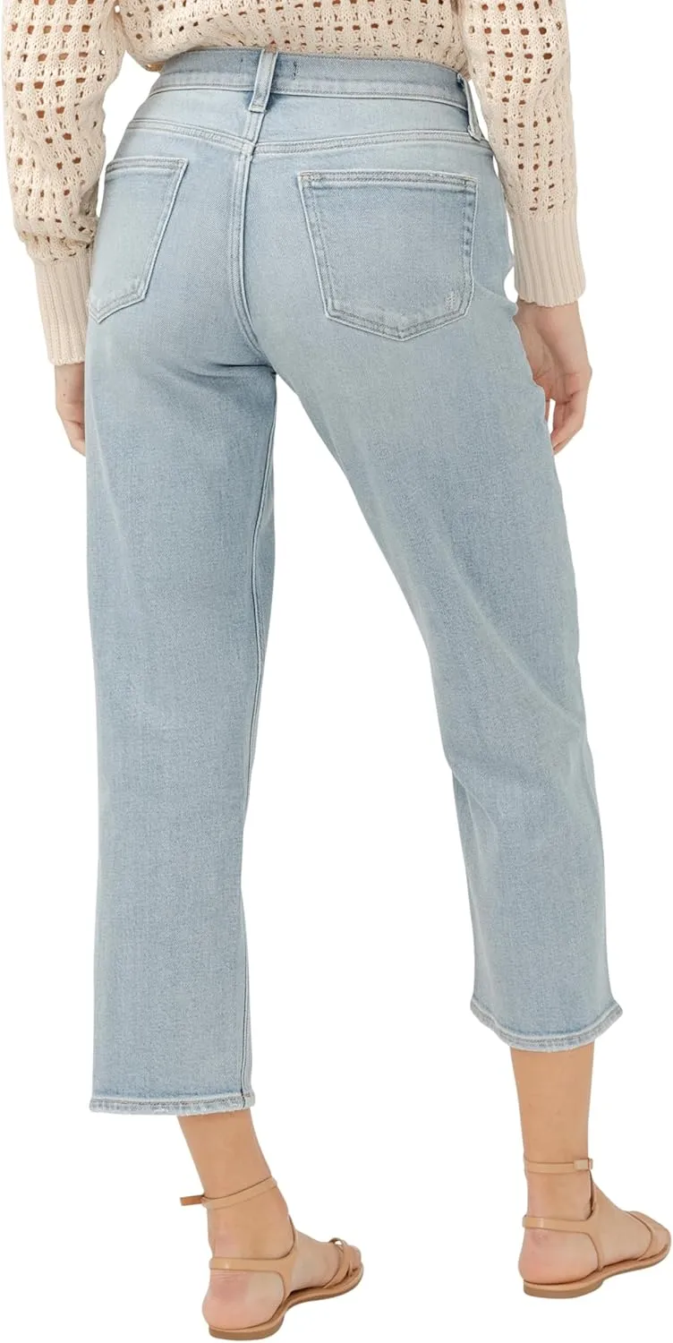 Silver Jeans Co. Women's Mid Rise Relaxed Straight Leg Jeans