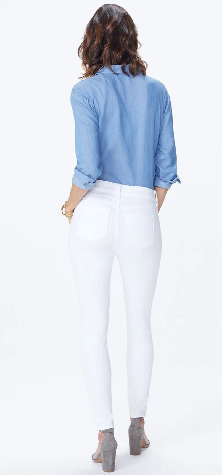 Skinny Legging in wit Premium Denim | Optic White