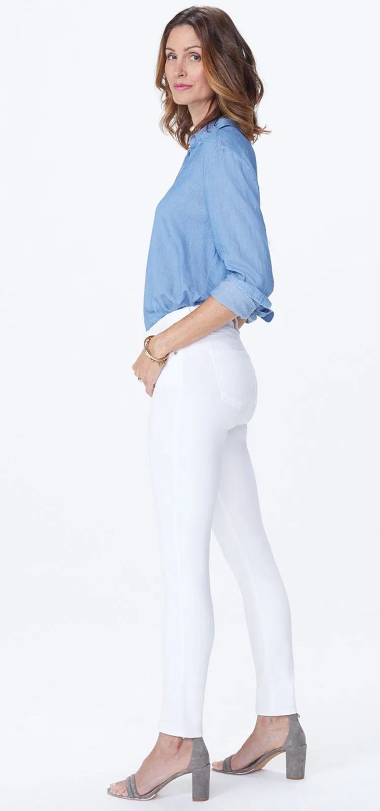 Skinny Legging in wit Premium Denim | Optic White