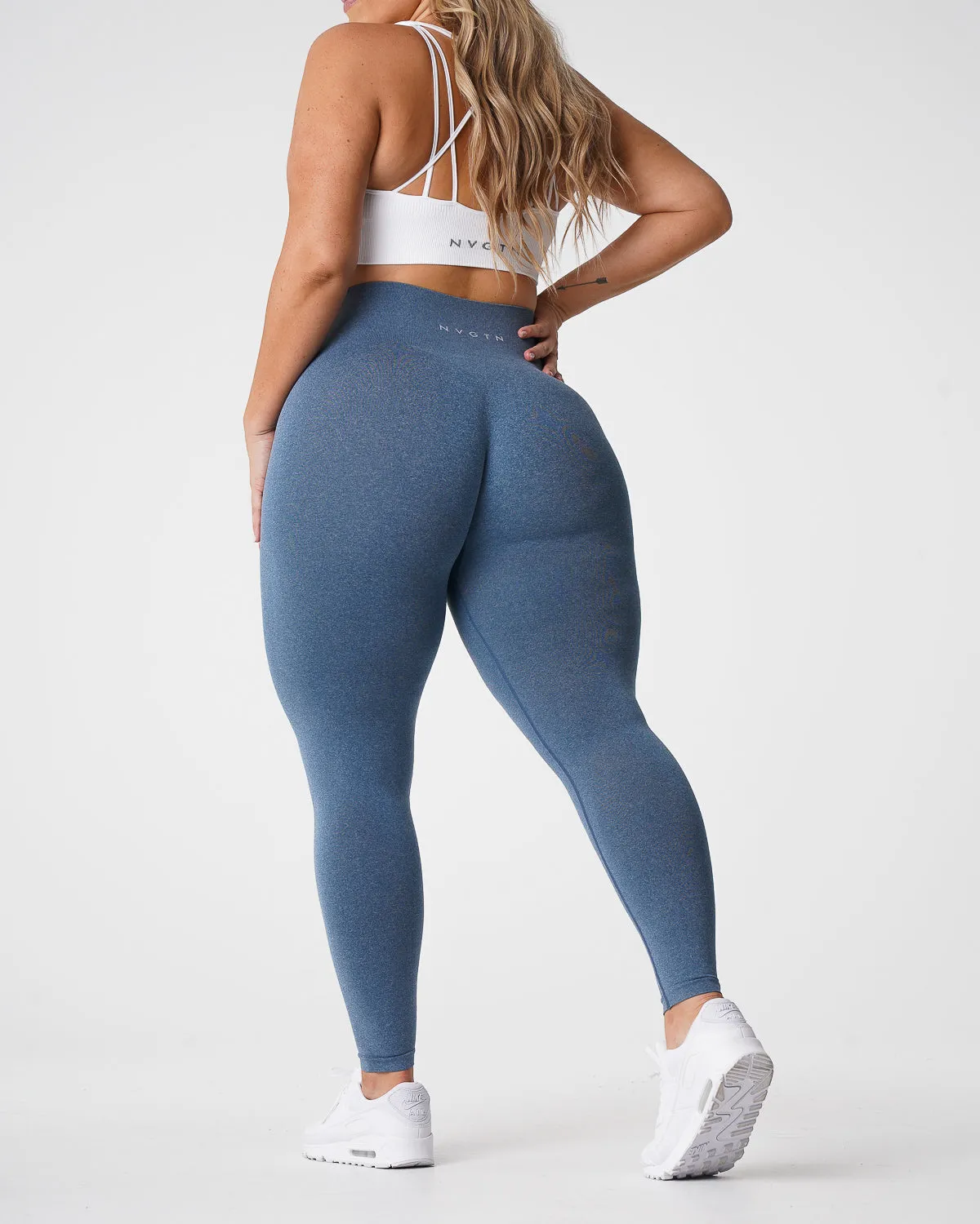 Slate Blue NV Seamless Leggings