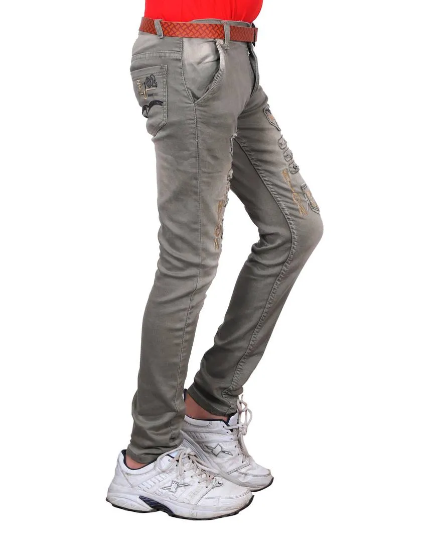 Slim Fit Grey Colour Jeans