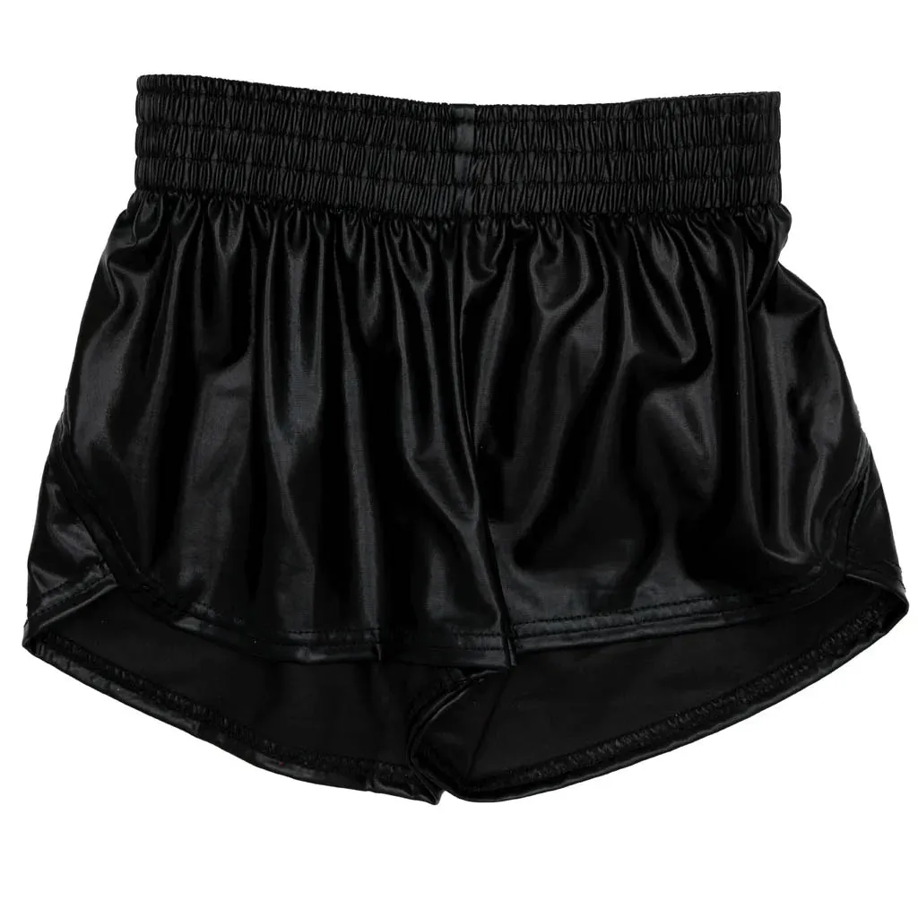Steph Shorts Metallic- Black
