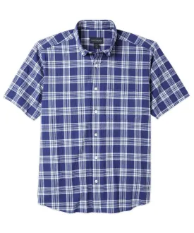 Stretch Cotton Seersucker Sport Shirt