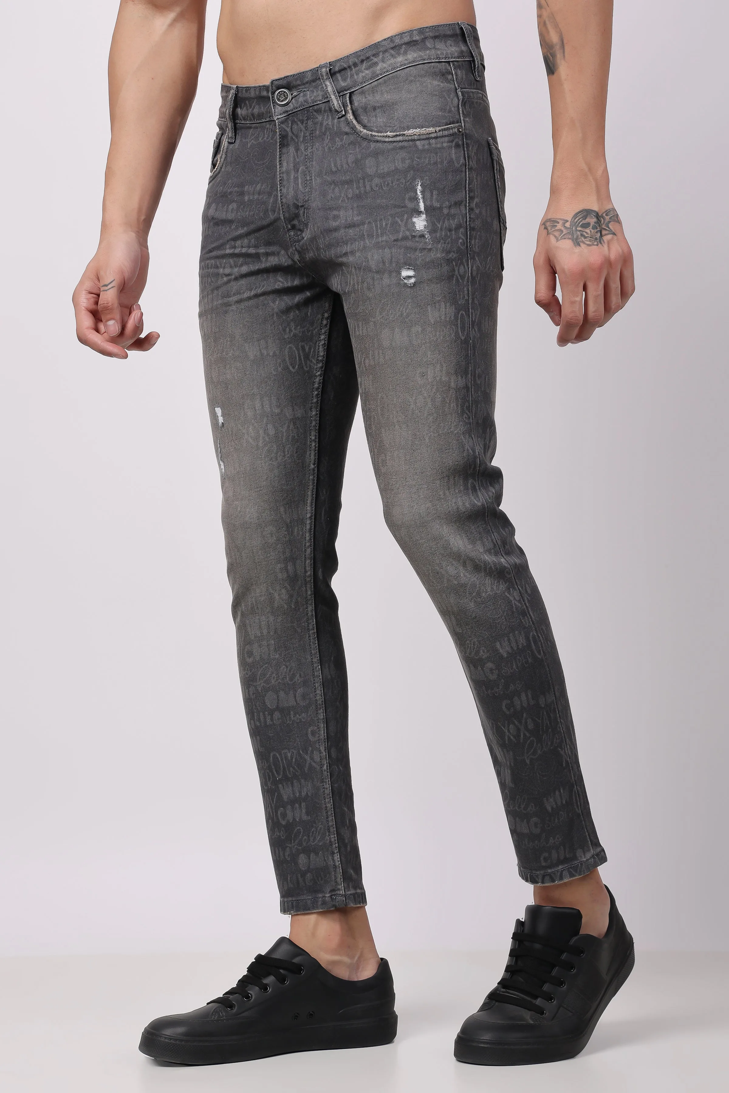 STYLOX MEN LASER DENIM ANKLE FIT - 5341-10700