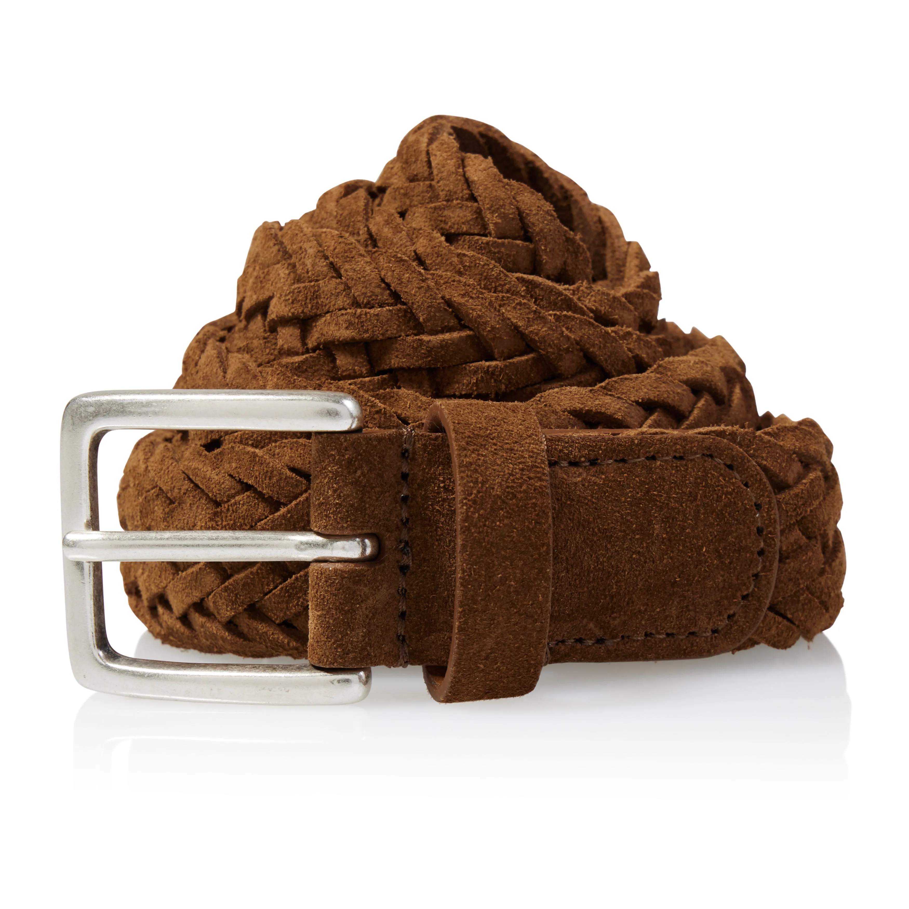 Suede Woven Unlined Belt