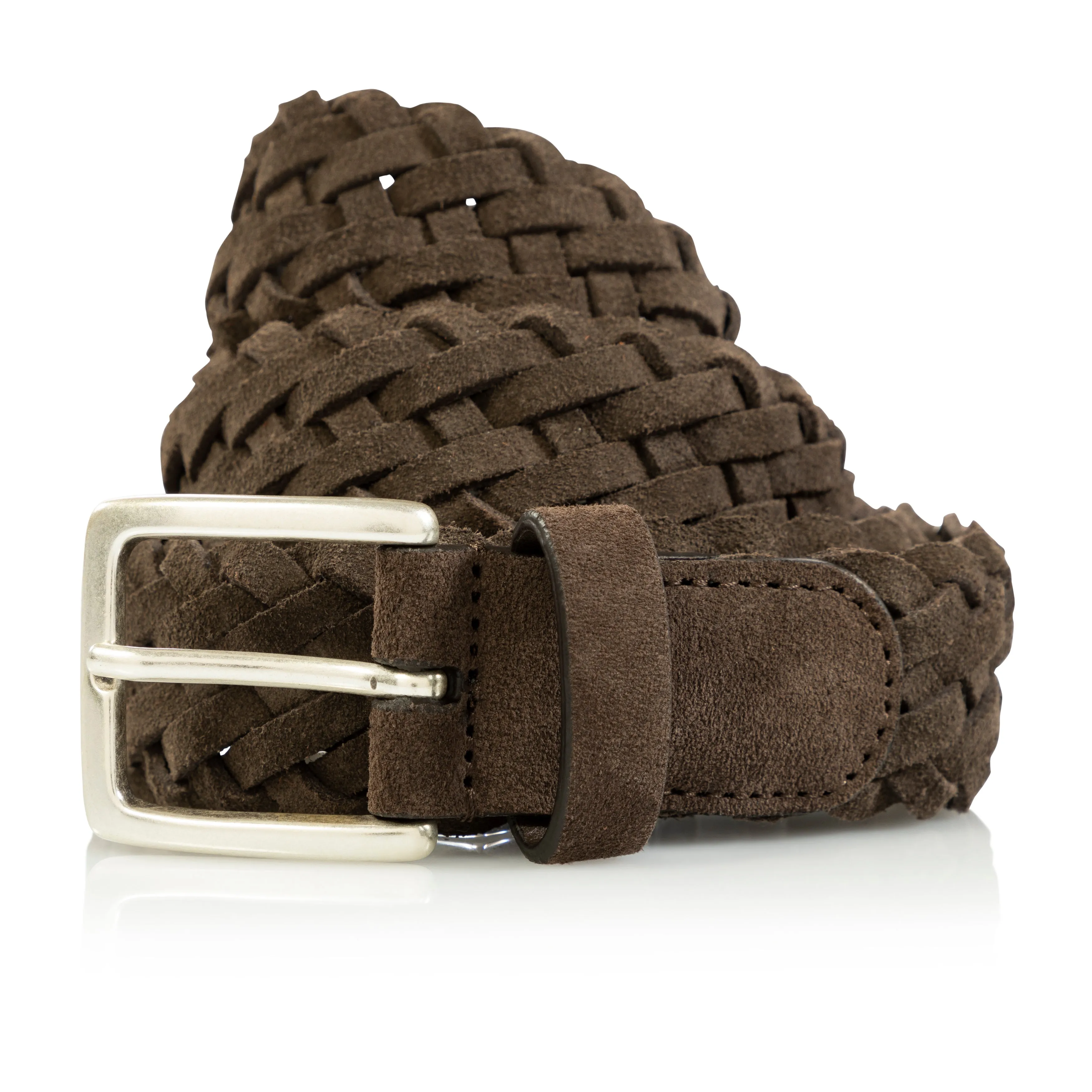 Suede Woven Unlined Belt