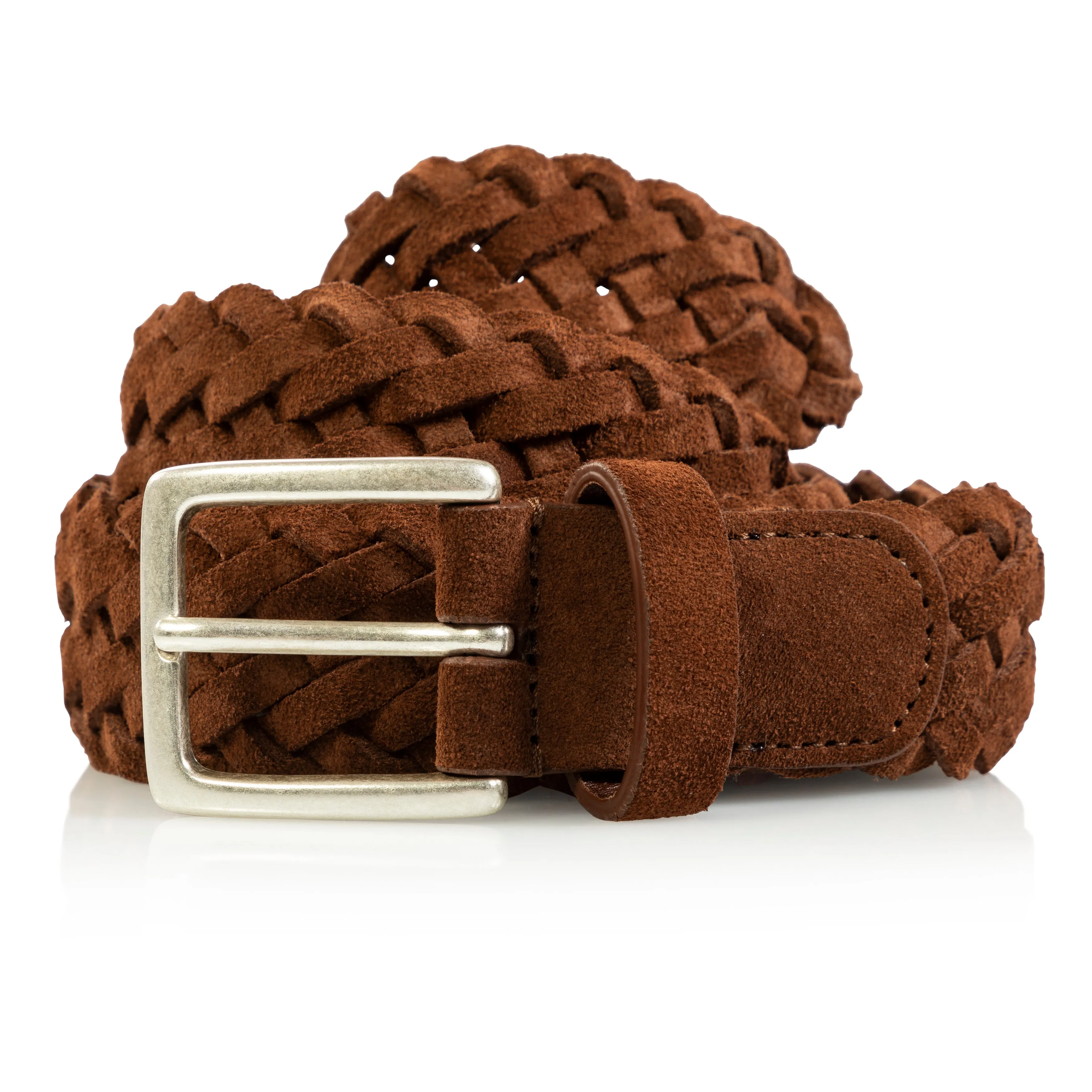 Suede Woven Unlined Belt