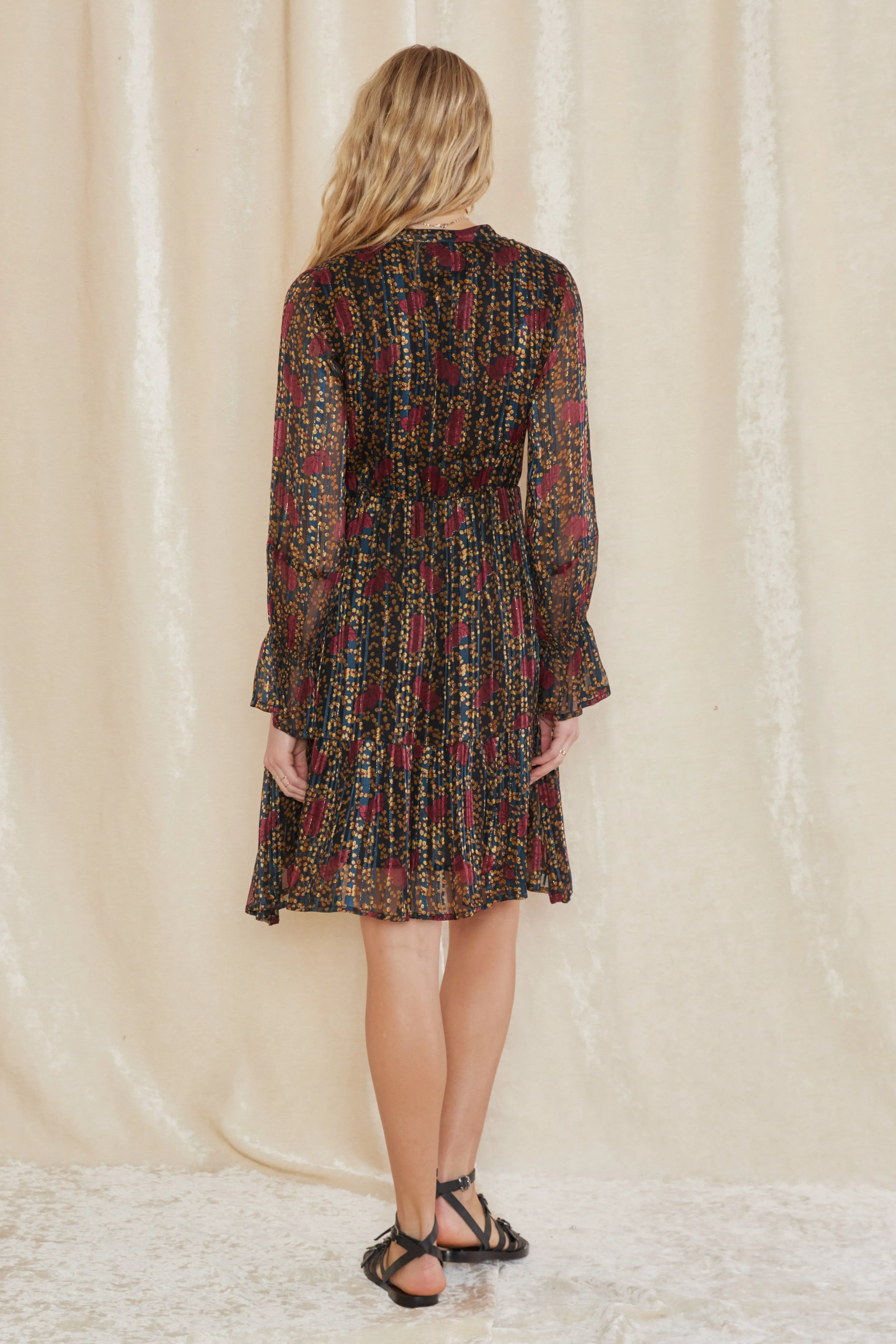 Uma L/S Midi Dress