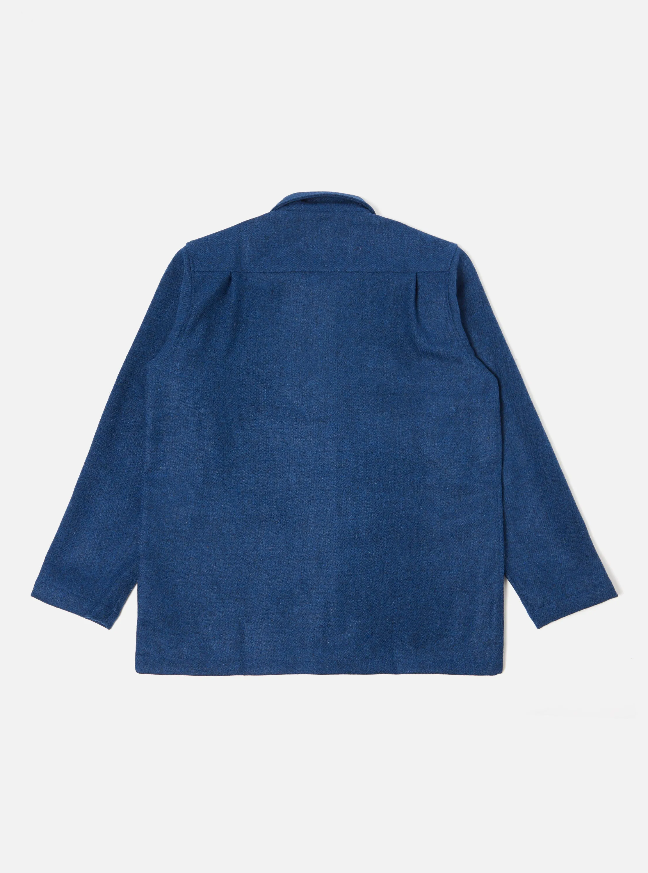 Universal Works Easy Jacket in Indigo Harris Tweed