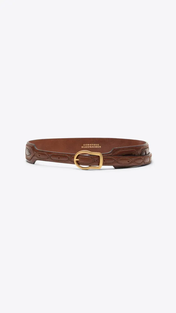 Western Edginess Belt - Brown Mix