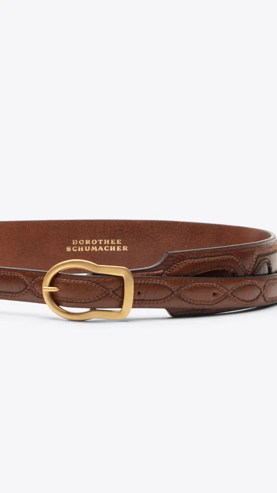 Western Edginess Belt - Brown Mix